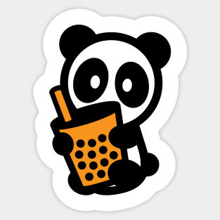 Boba Tea Panda Sticker